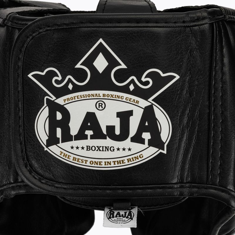 Kask bokserski RAJA BOXING Semi Leather black 5