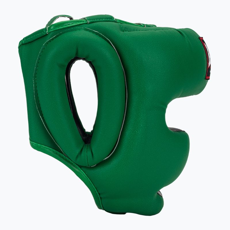 Kask bokserski RAJA BOXING Semi Leather green 2