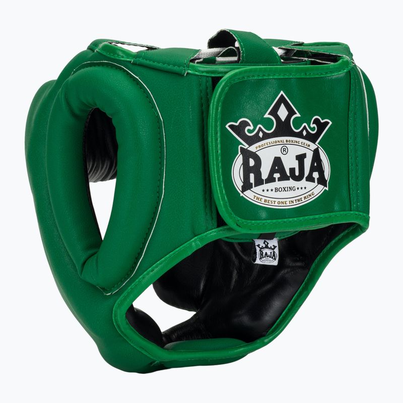 Kask bokserski RAJA BOXING Semi Leather green 3