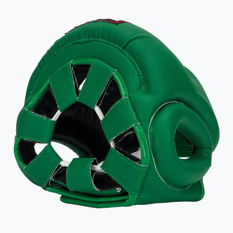 Kask bokserski RAJA BOXING Semi Leather green 6