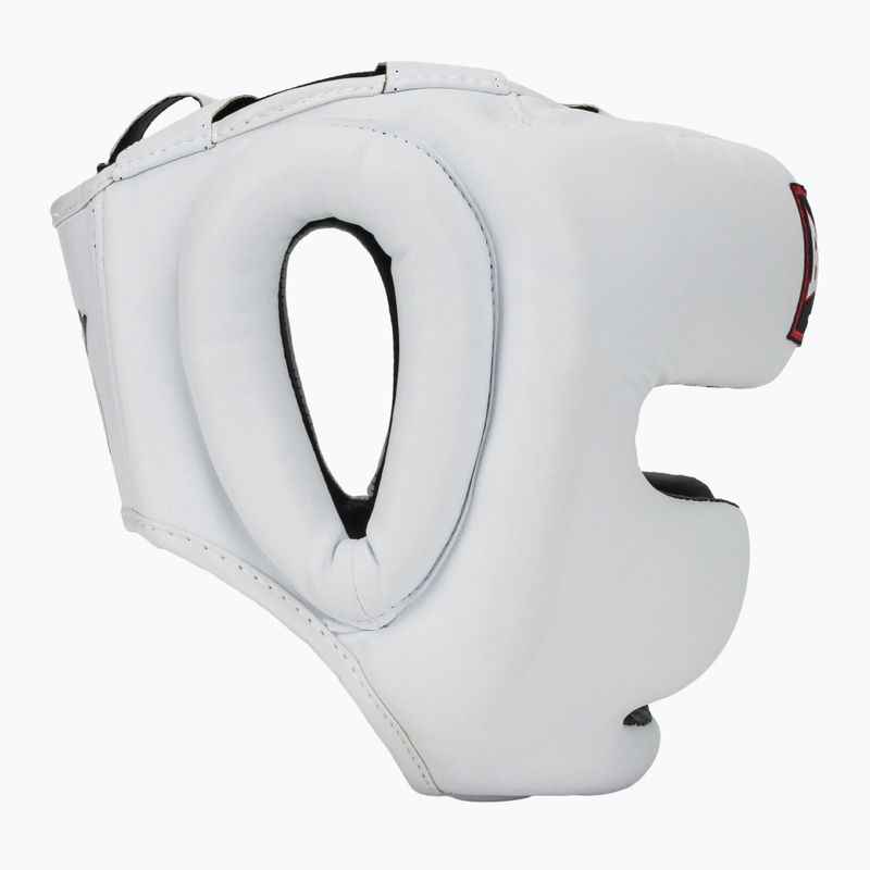 Kask bokserski RAJA BOXING Semi Leather white 2