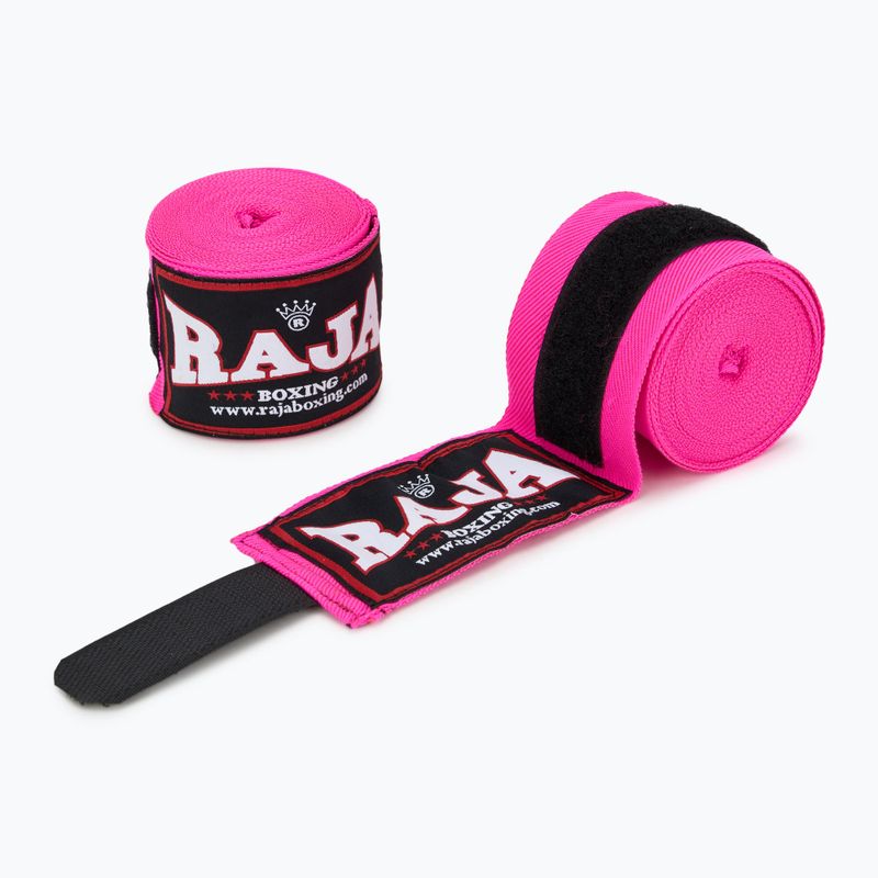 Bandaże bokserskie RAJA BOXING RHW 450 cm pink