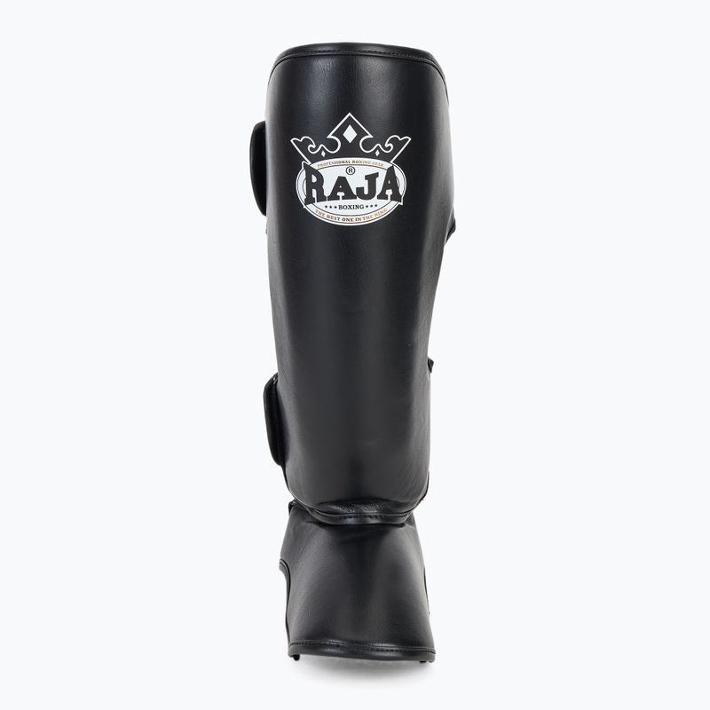 Ochraniacze piszczeli i stóp RAJA BOXING Lightweight Shin Guards Semi Leather black 4