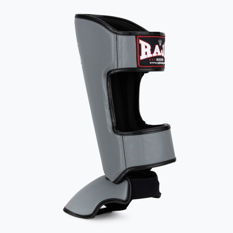 Ochraniacze piszczeli i stóp RAJA BOXING Lightweight Shin Guards Semi Leather grey 3