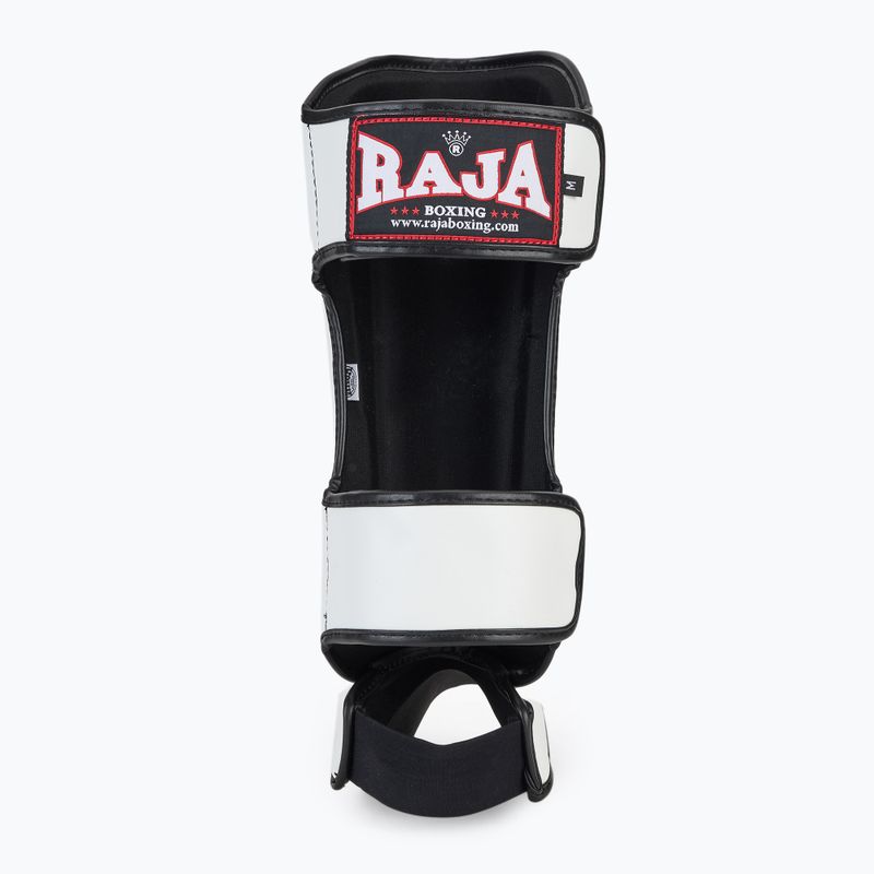 Ochraniacze piszczeli i stóp RAJA BOXING Lightweight Shin Guards Semi Leather white 5