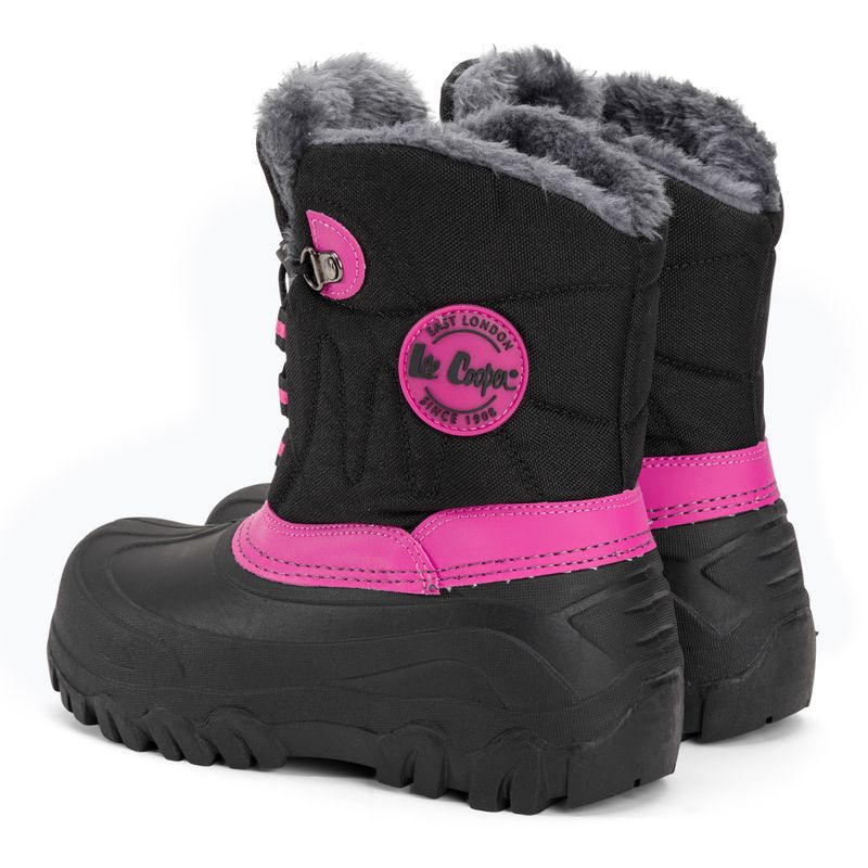 Śniegowce dziecięce Lee Cooper LCJ-21-44-0523 black/fuchsia 3