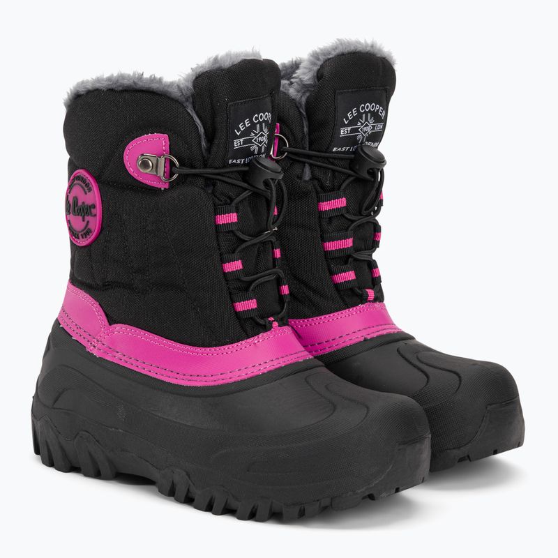 Śniegowce dziecięce Lee Cooper LCJ-21-44-0523 black/fuchsia 4