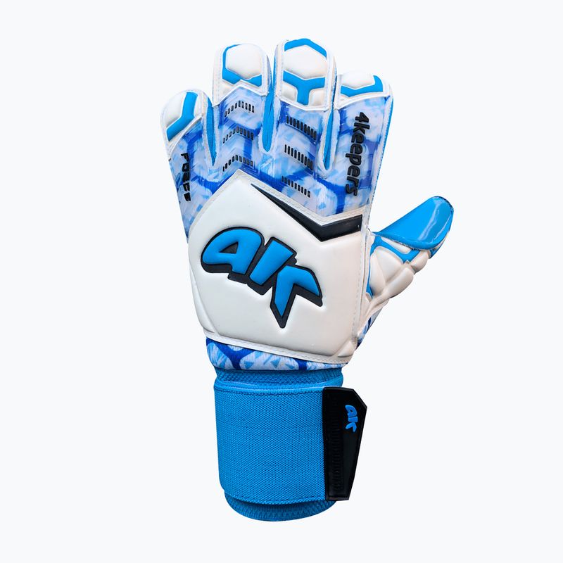 Rękawice bramkarskie 4keepers Force V-1.20 RF biały/niebieski 4