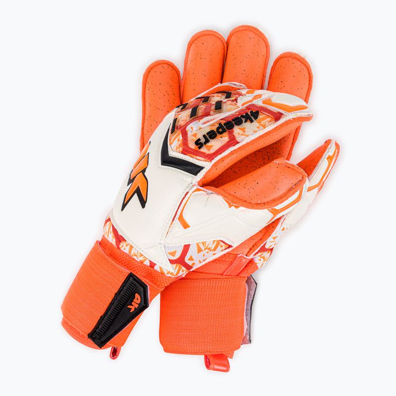Rękawice bramkarskie 4keepers Force V 2.20 RF biały/pomarańczowy 2