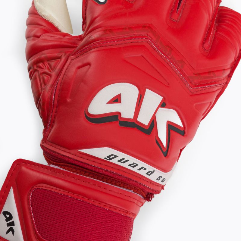 Rękawice bramkarskie 4keepers Guard Cordo MF czerwony 3