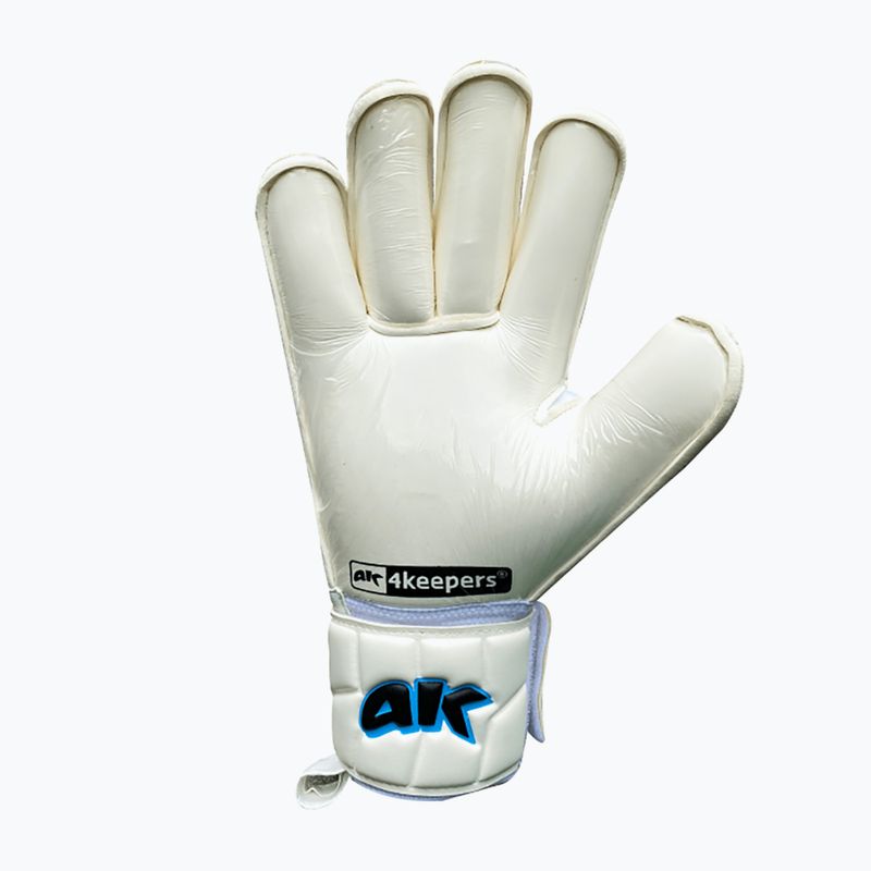 Rękawice bramkarskie 4keepers Champ Aq Contact V RF biały/niebieski 5