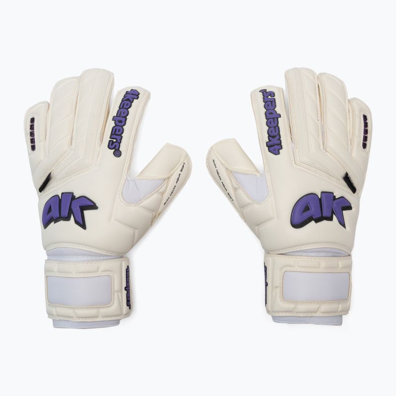Rękawice bramkarskie 4keepers Champ Purple V RF biały/fioletowy