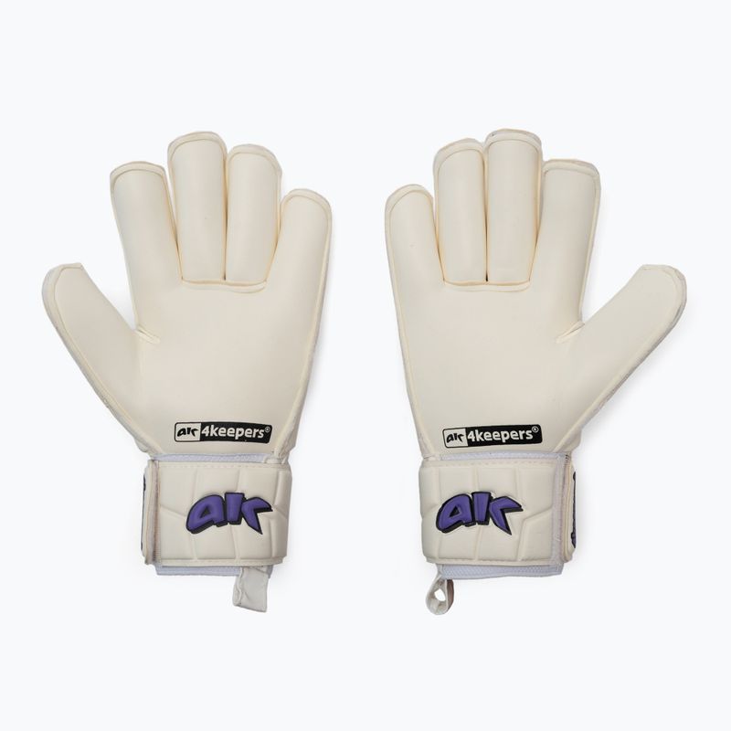 Rękawice bramkarskie 4keepers Champ Purple V RF biały/fioletowy 2