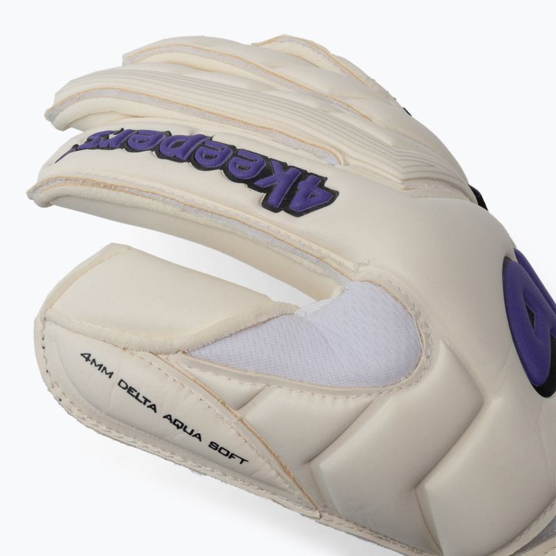 Rękawice bramkarskie 4keepers Champ Purple V RF biały/fioletowy 3