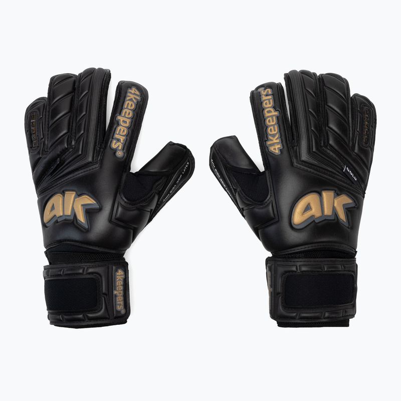 Rękawice bramkarskie 4keepers Champ Gold Black V RF czarny/złoty