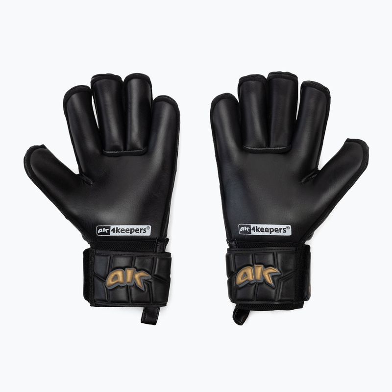 Rękawice bramkarskie 4keepers Champ Gold Black V RF czarny/złoty 2