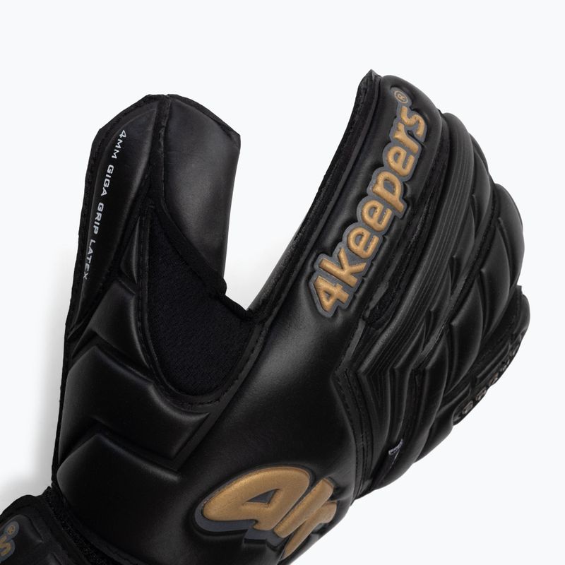 Rękawice bramkarskie 4keepers Champ Gold Black V RF czarny/złoty 3