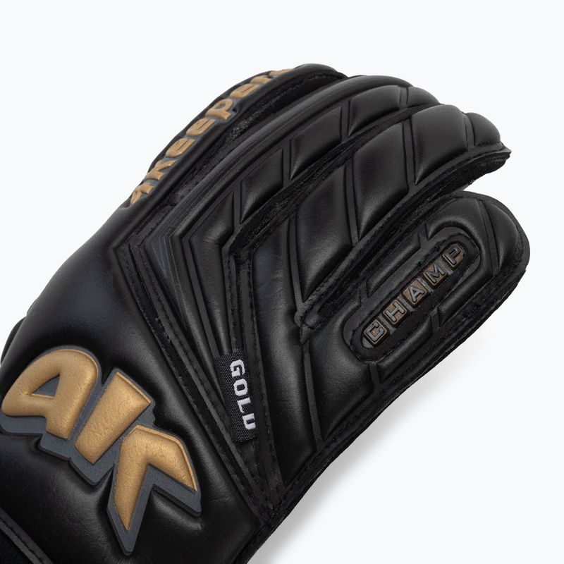 Rękawice bramkarskie 4keepers Champ Gold Black V RF czarny/złoty 4