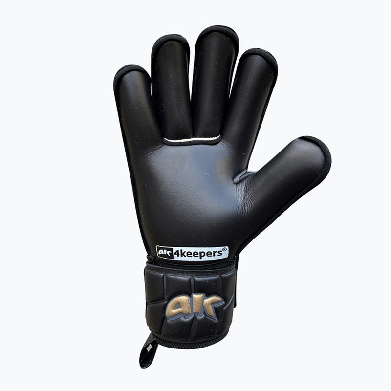 Rękawice bramkarskie 4keepers Champ Gold Black V RF czarny/złoty 6