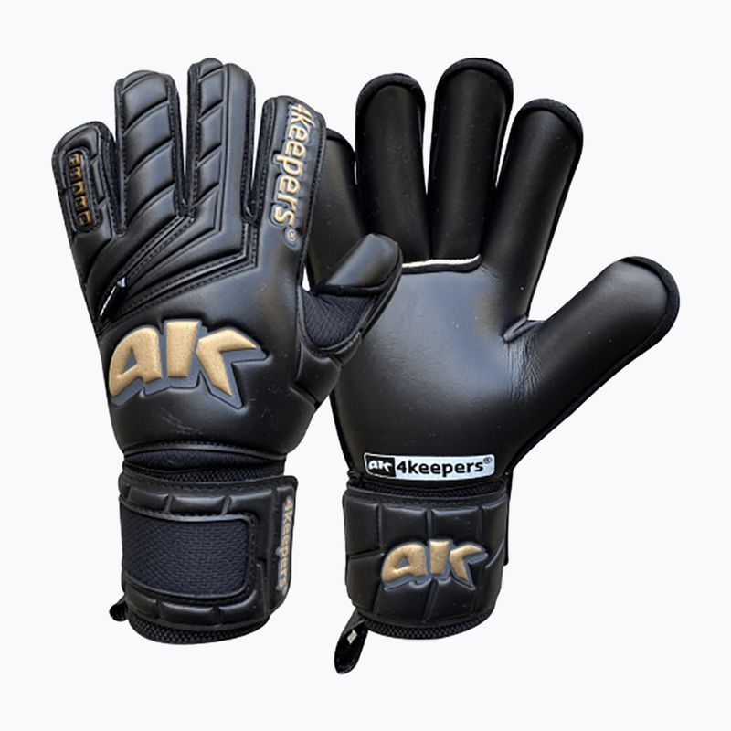 Rękawice bramkarskie 4keepers Champ Gold Black V RF czarny/złoty 7