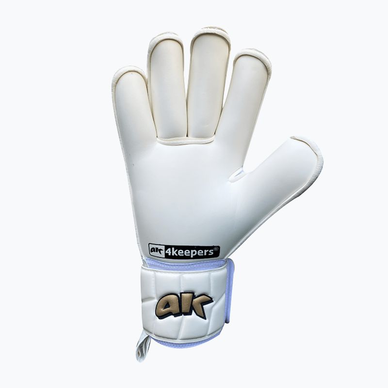 Rękawice bramkarskie 4keepers Champ Gold V RF biały/złoty 5