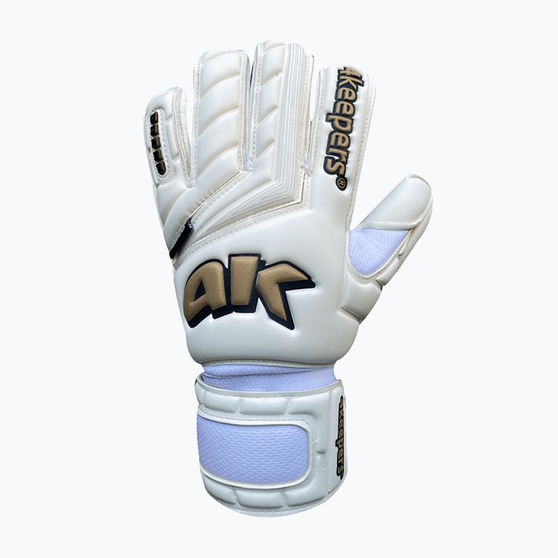 Rękawice bramkarskie dziecięce 4keepers Champ Gold V RF biały/złoty 4