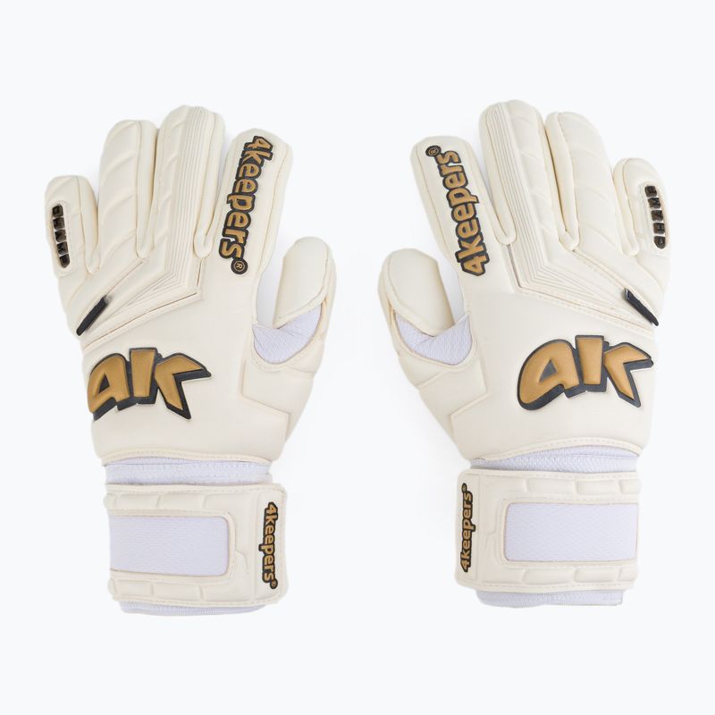Rękawice bramkarskie 4keepers Champ Gold V NC biały/złoty
