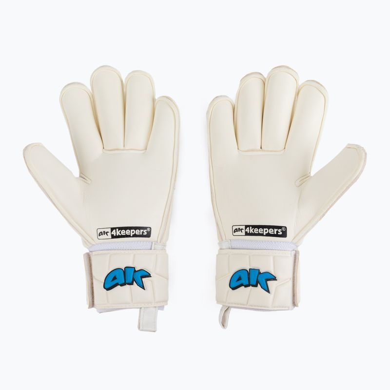 Rękawice bramkarskie 4keepers Champ Aqua V RF biały/niebieski 2