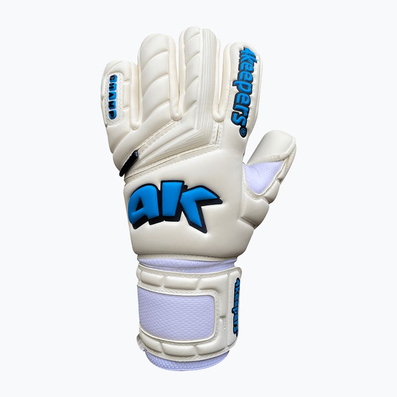 Rękawice bramkarskie 4keepers Champ Aqua V NC biały/niebieski 4