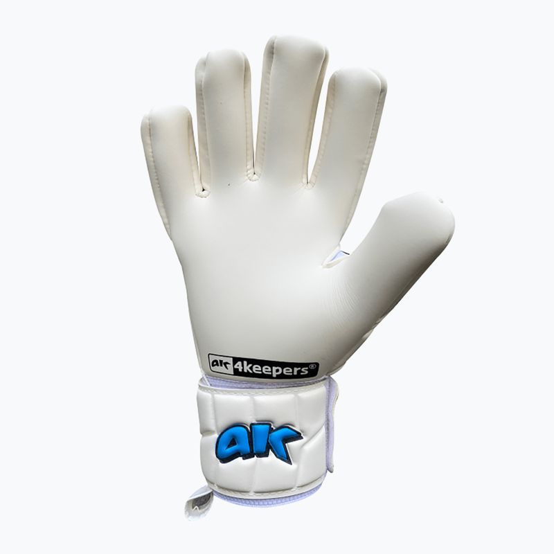 Rękawice bramkarskie 4keepers Champ Aqua V NC biały/niebieski 5