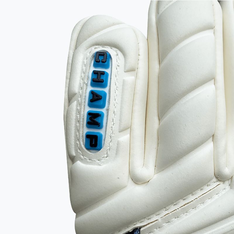 Rękawice bramkarskie 4keepers Champ Aqua V NC biały/niebieski 7