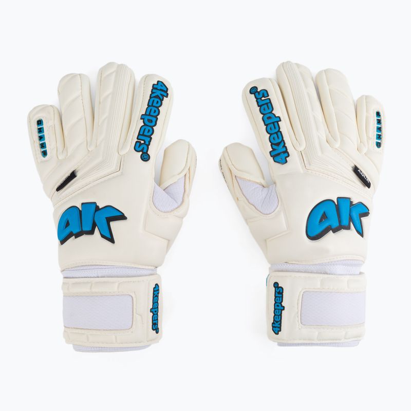 Rękawice bramkarskie 4keepers Champ Aqua V NC biały/niebieski