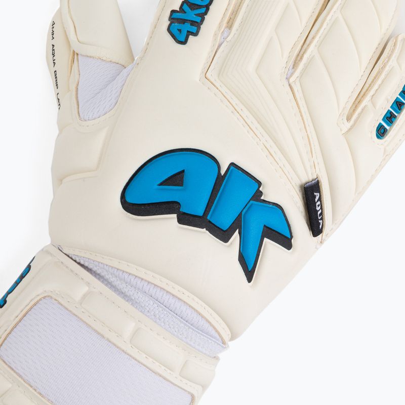 Rękawice bramkarskie 4keepers Champ Aqua V NC biały/niebieski 3