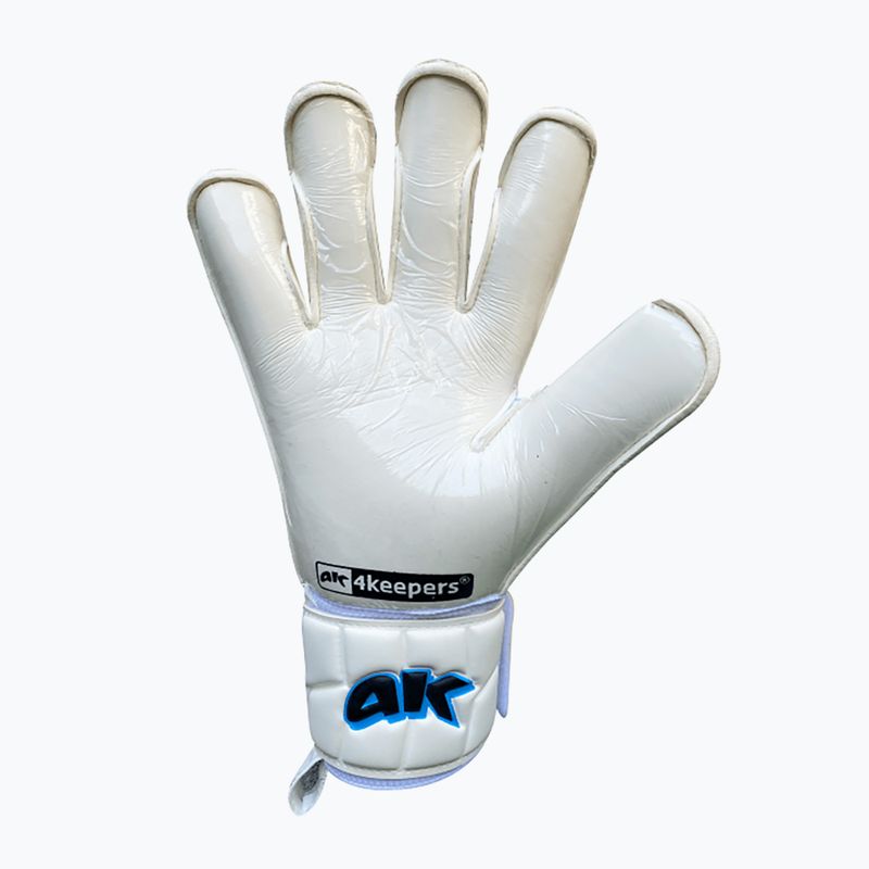 Rękawice bramkarskie dziecięce 4keepers Champ Aq Contact V HB biały/niebieski 5