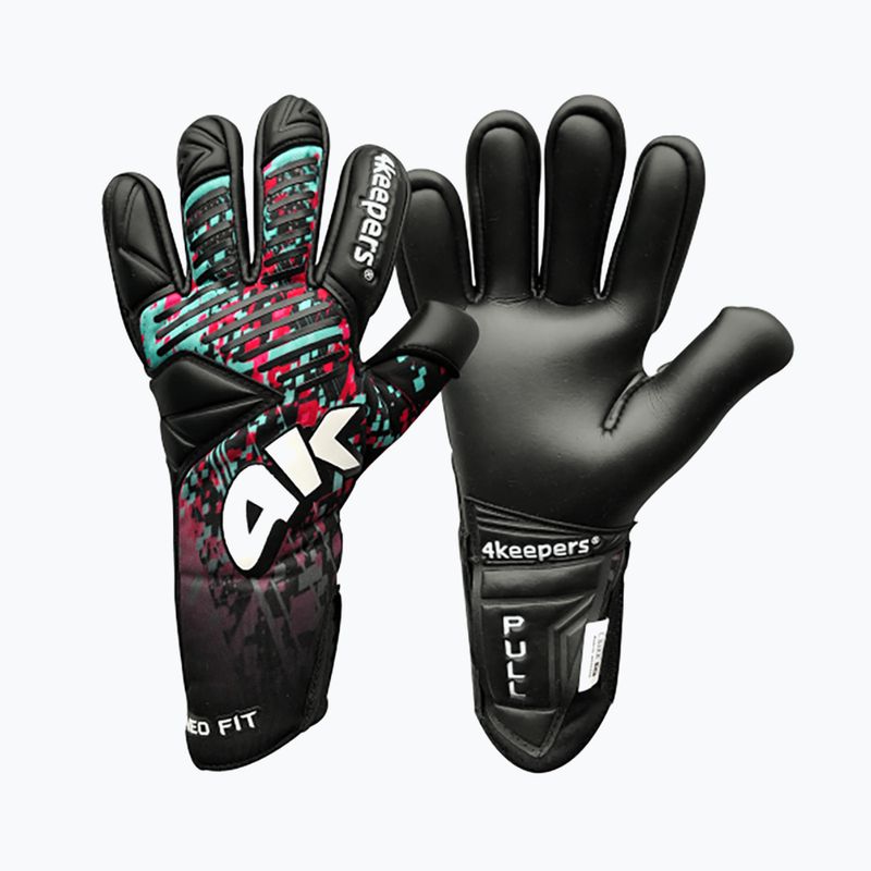 Rękawice bramkarskie 4keepers Neo Cosmo NC czarny/biały/ zielony/czerwony 6