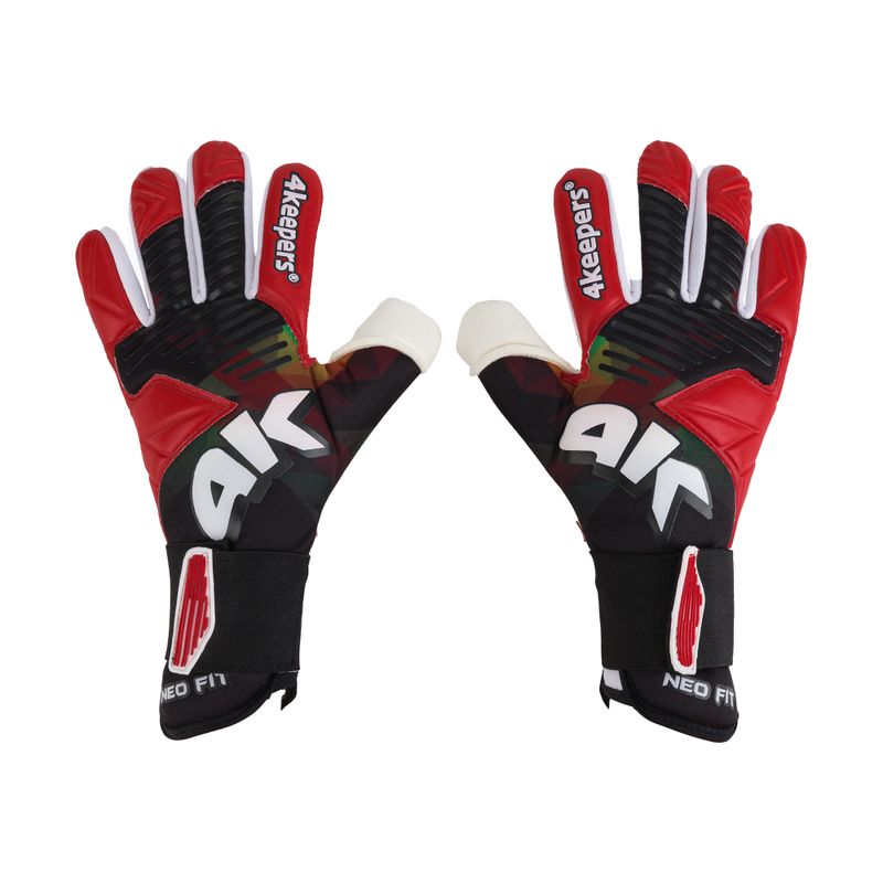 Rękawice bramkarskie 4keepers Neo Drago NC czarny/biały/czerwony