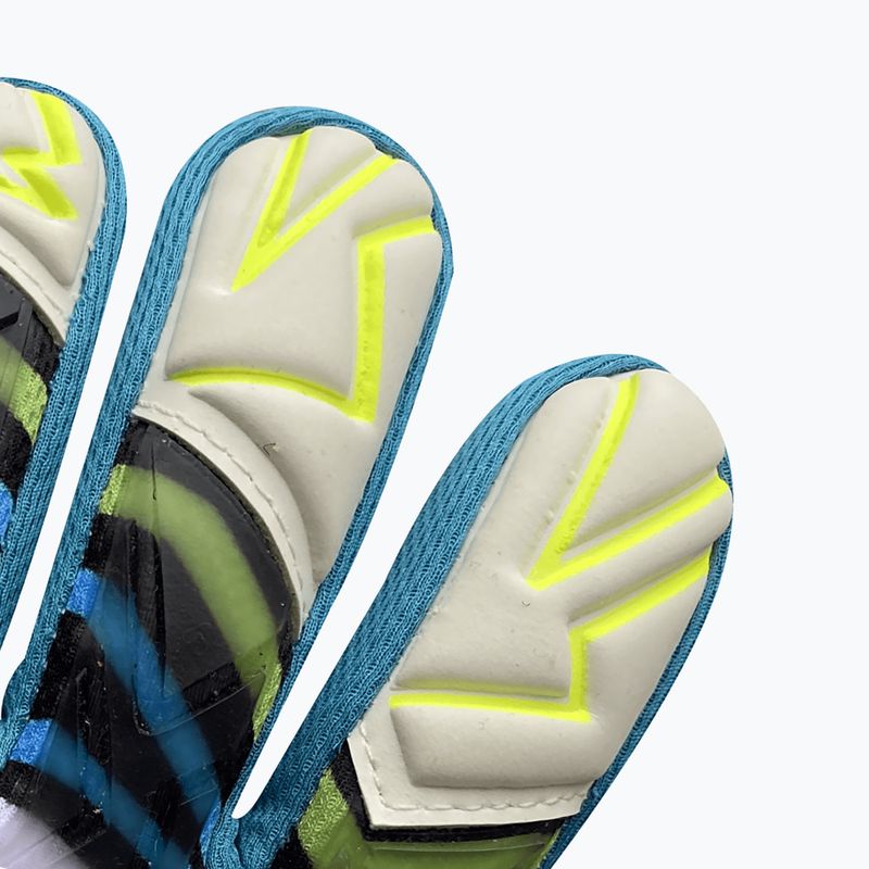 Rękawice bramkarskie dziecięce 4keepers Evo Amson NC czarny/biały/ żółty/niebieski 9