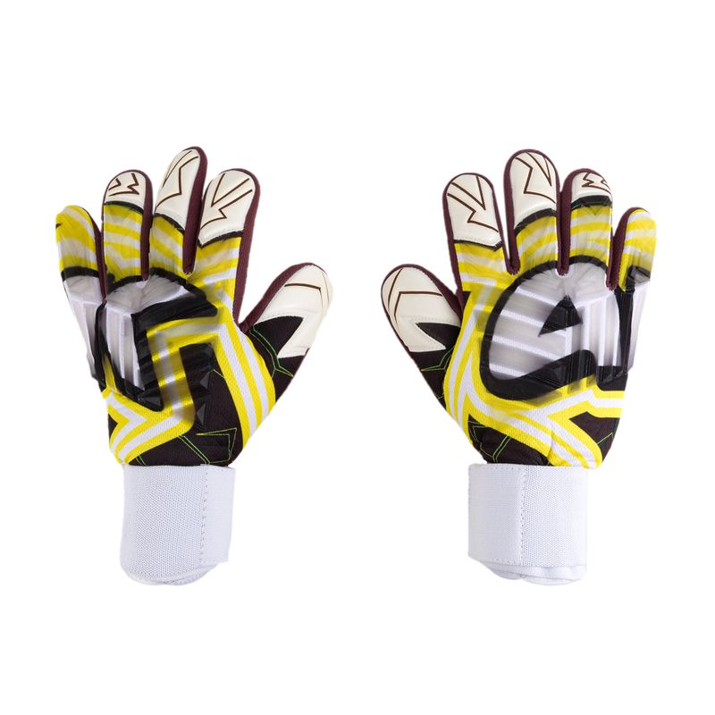 Rękawice bramkarskie dziecięce 4keepers Evo Trago NC biały/czarny/żółty
