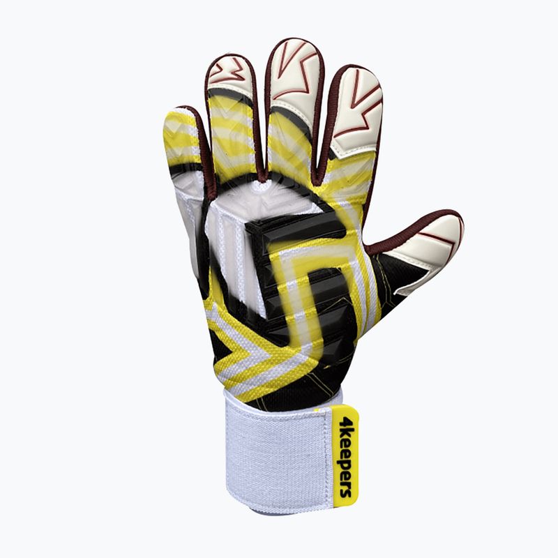 Rękawice bramkarskie 4keepers Evo Trago NC biały/czarny/żółty 4