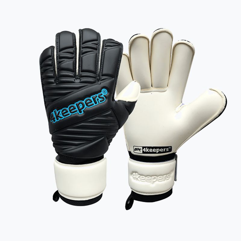 Rękawice bramkarskie dziecięce 4keepers Retro IV Black RF czarny 5
