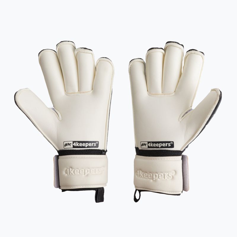 Rękawice bramkarskie dziecięce 4keepers Retro IV Black RF czarny 2