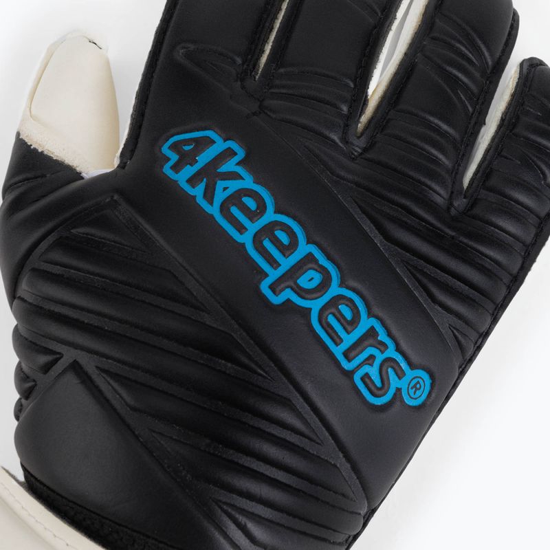 Rękawice bramkarskie dziecięce 4keepers Retro IV Black RF czarne 3