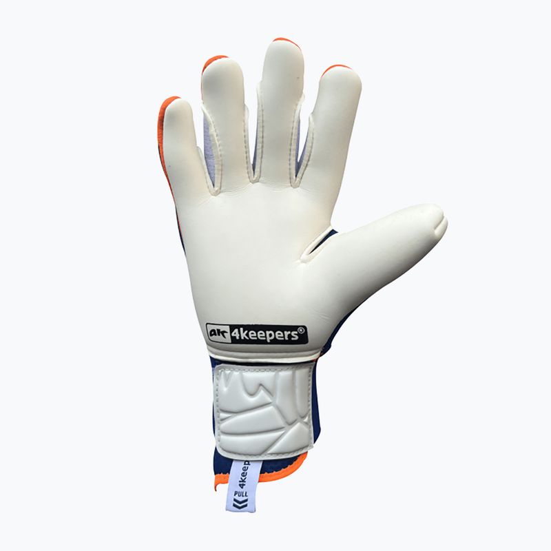 Rękawice bramkarskie dziecięce 4keepers Equip Puesta NC Jr niebieski/pomarańczowy 5