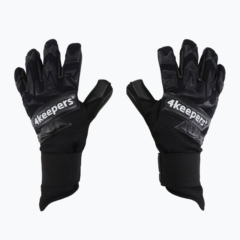 Rękawice bramkarskie dziecięce 4keepers Equip Panter NC Jr czarny