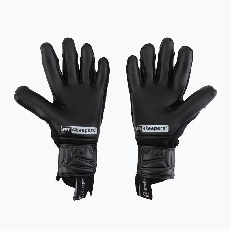 Rękawice bramkarskie dziecięce 4keepers Equip Panter NC Jr czarny 2