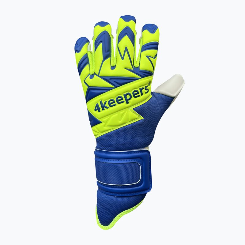 Rękawice bramkarskie dziecięce 4keepers Equip Breeze NC Jr niebieski/zielony 4