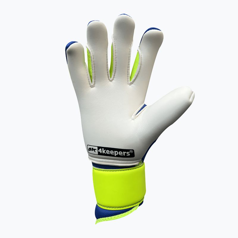 Rękawice bramkarskie dziecięce 4keepers Equip Breeze NC Jr niebieski/zielony 5