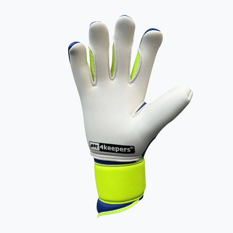 Rękawice bramkarskie 4keepers Equip Breeze NC niebieski/zielony 5