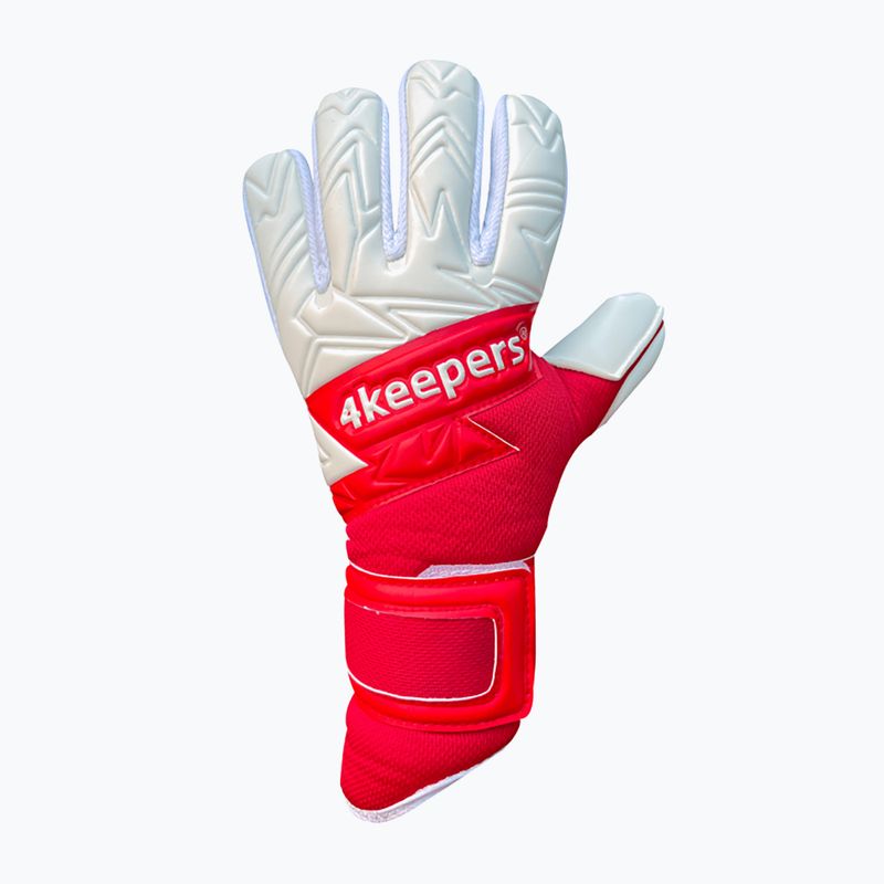 Rękawice bramkarskie 4keepers Equip Poland NC biały/czerwony 4