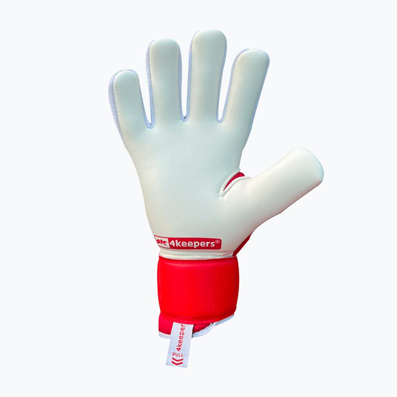 Rękawice bramkarskie 4keepers Equip Poland NC biały/czerwony 5
